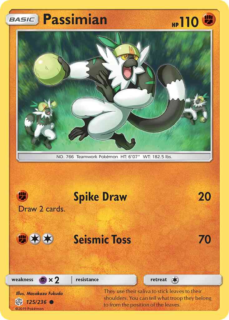 Passimian - 125/236 - Common [sm12-125] [Reverse Holo]
