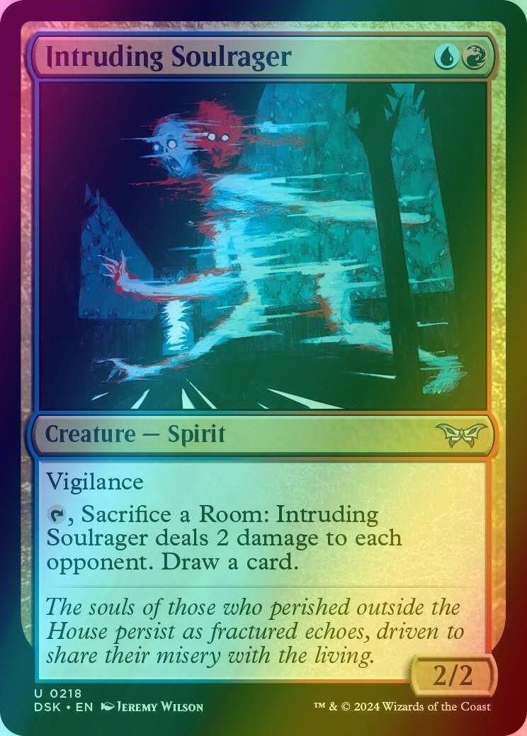 Intruding Soulrager [218] [Duskmourn: House of Horror] [Foil]