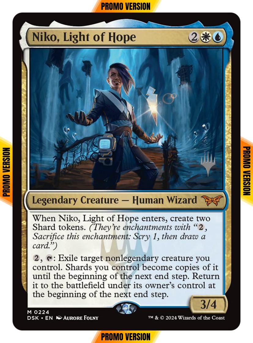 Niko, Light of Hope [224p] [Promo Pack] [Duskmourn: House of Horror: Promos] [Non-Foil]