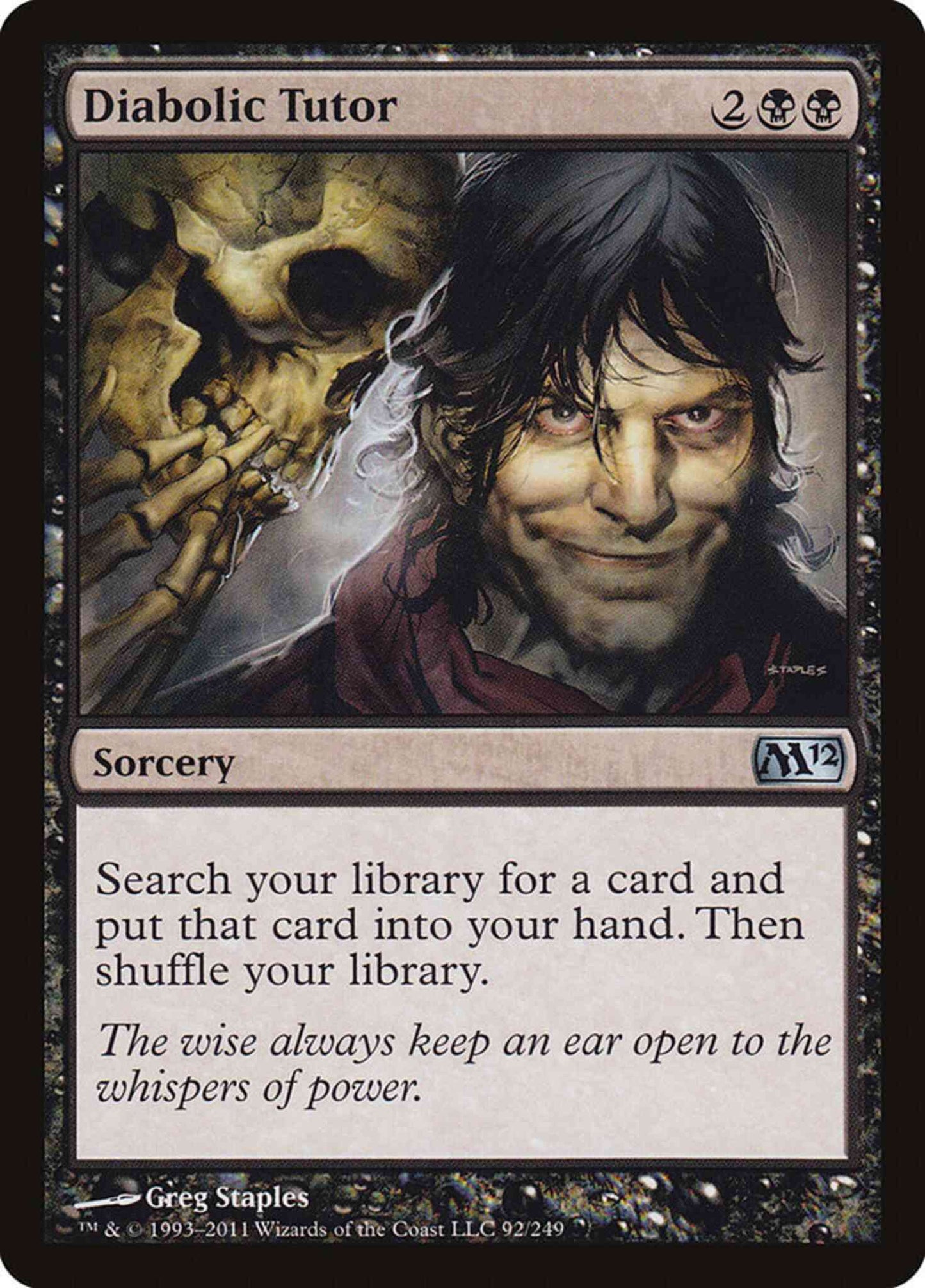 Diabolic Tutor [92] [Magic 2012] [Non-Foil]
