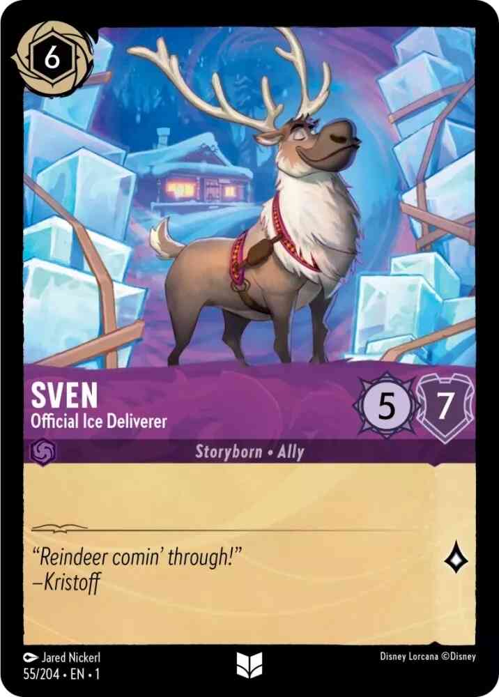 Sven - Official Ice Deliverer - 55/204 [The First Chapter] [Cold Foil]