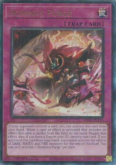 Dominus Purge - RA05-EN150 - Ultimate Rare - 1st Edition