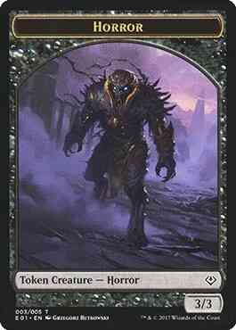 Horror Token (03) // Zombie Token (20) [Archenemy: Nicol Bolas Tokens] [Non-Foil]