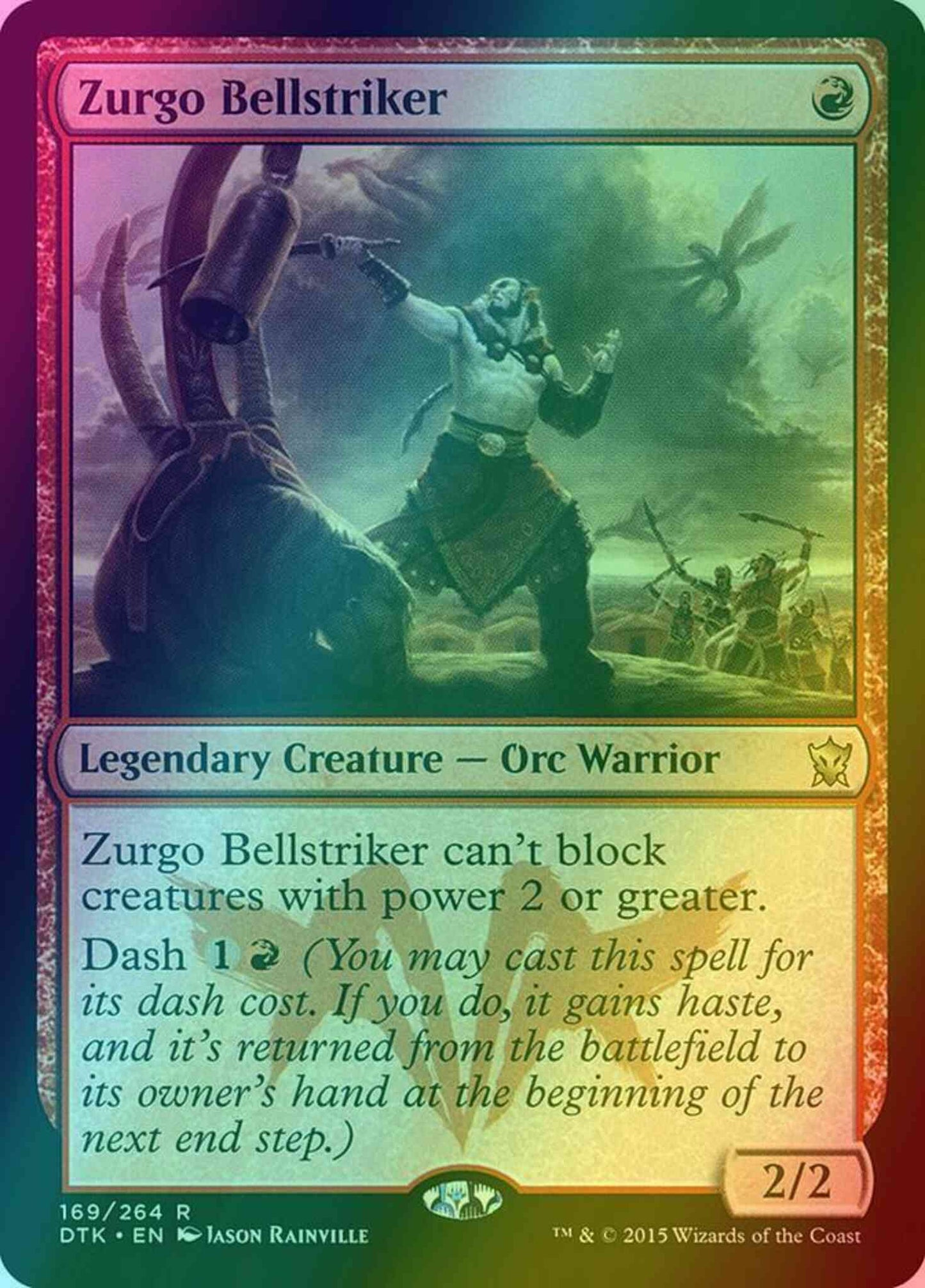 Zurgo Bellstriker [169] [Dragons Of Tarkir] [Foil]