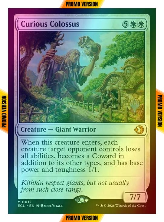 Curious Colossus [12p] [Promo Pack] [Lorwyn Eclipsed: Promos] [Foil]