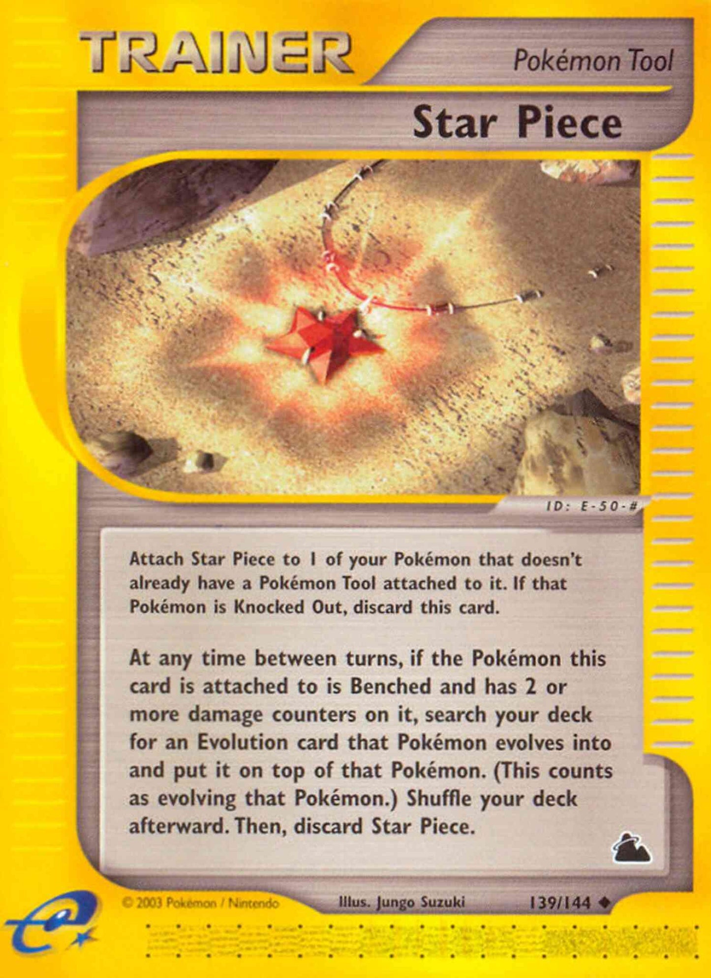 Star Piece - 139/144 - Uncommon [ecard3-139] [Reverse Holo]