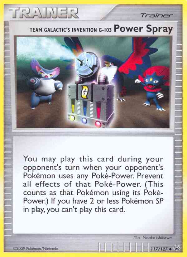 Team Galactic's Invention G-103 Power Spray - 117/127 - Uncommon [pl1-117] [Non-Holo]