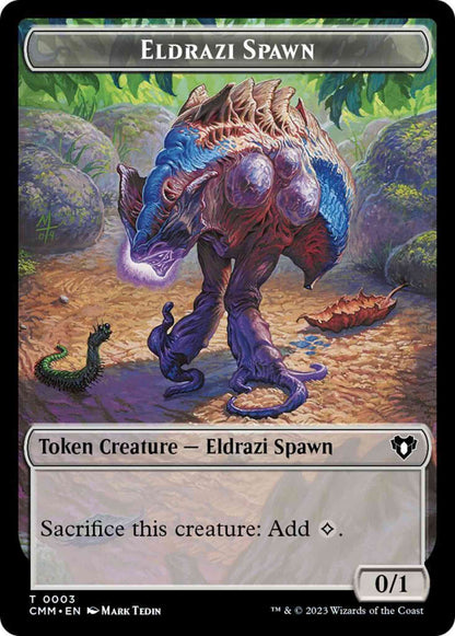 Eldrazi Spawn Token (03) // Spider Token (36) [Commander Masters: Tokens] [Non-Foil]