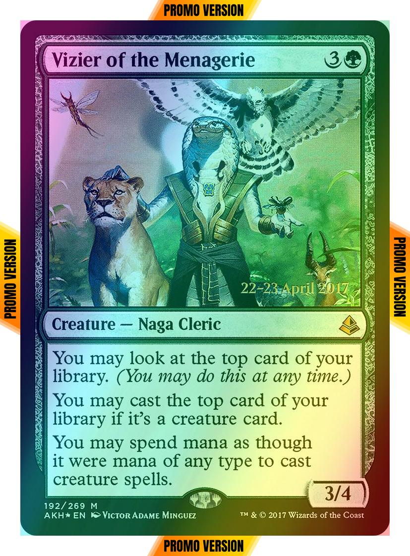 Vizier of the Menagerie [192s] [Amonkhet Promos] [Foil]