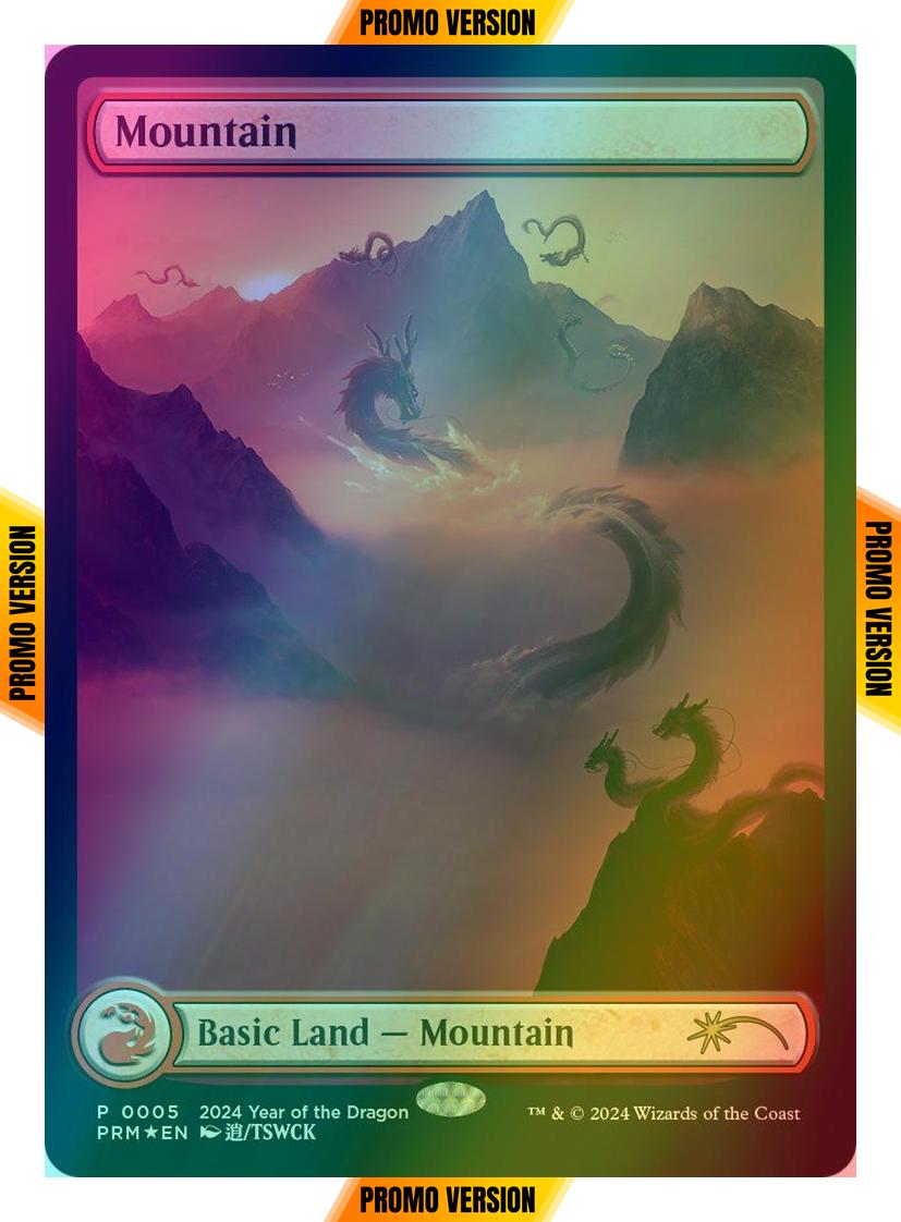 Mountain [2024] [Year of the Dragon 2024] [Full Art] [5] [Foil]