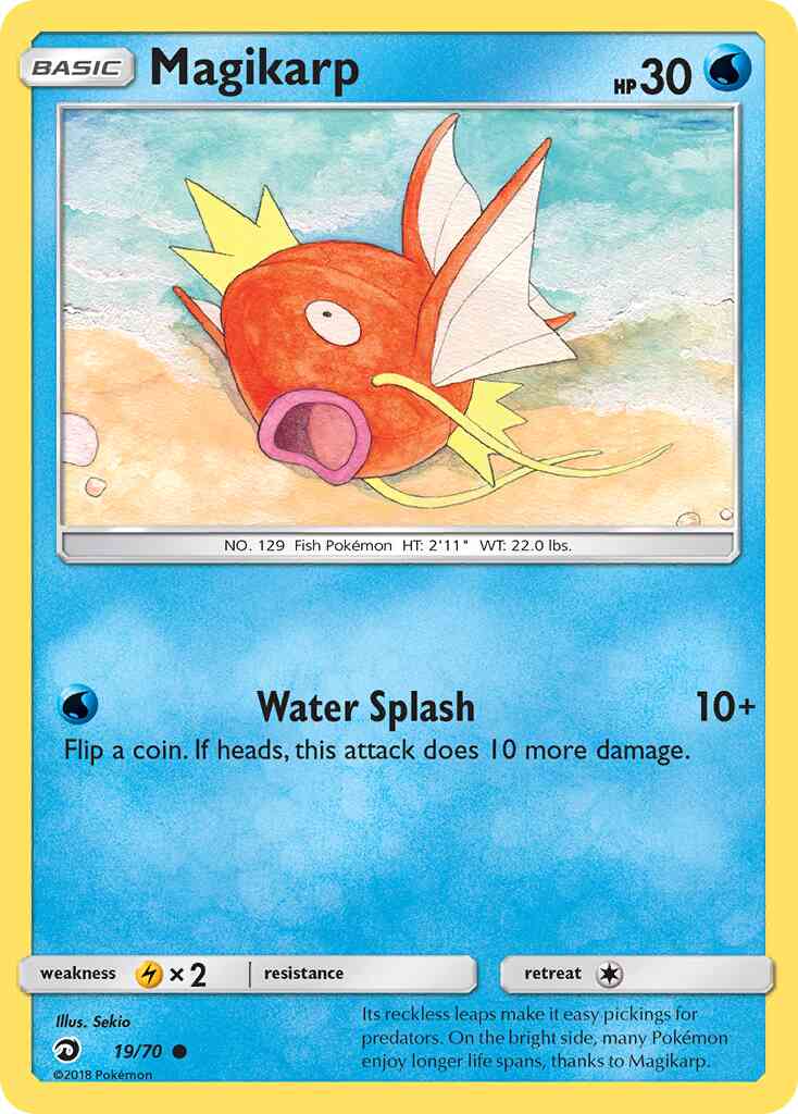 Magikarp - 19/70 - Common [sm75-19] [Non-Holo]