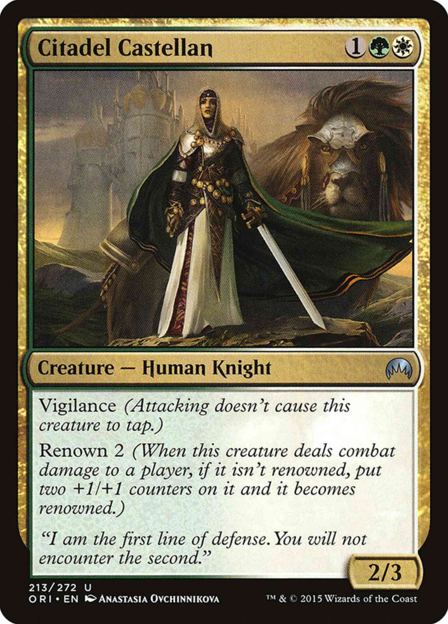Citadel Castellan [213] [Magic Origins] [Non-Foil]