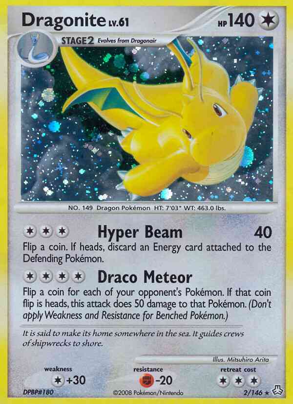 Dragonite - 2/146 - Rare Holo [dp6-2] [Holo]
