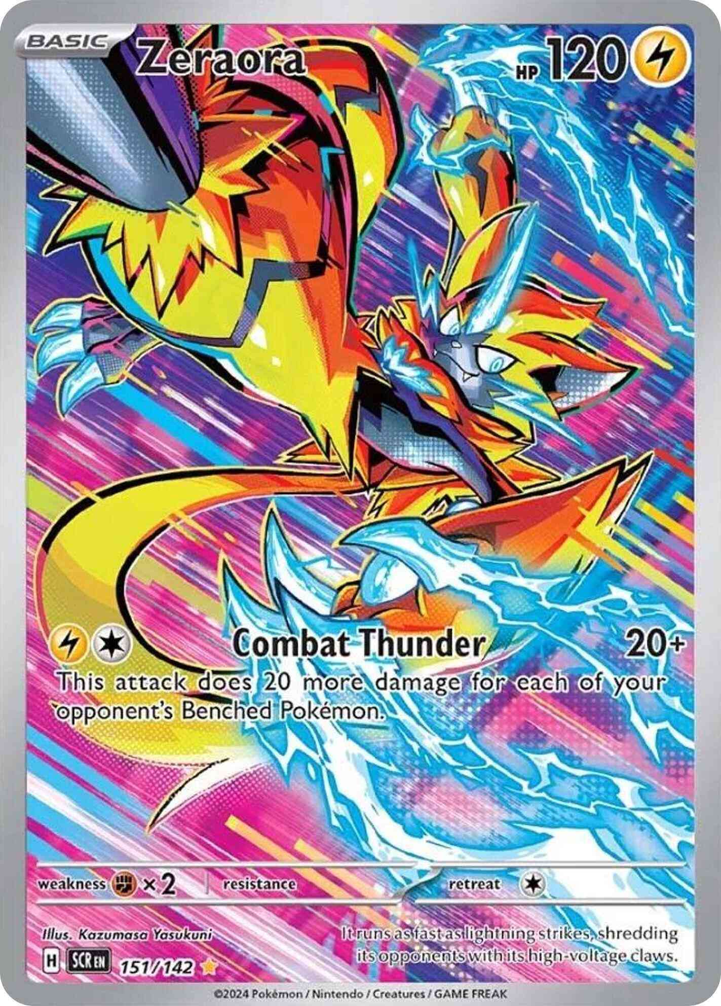 Zeraora - 151/142 - Illustration Rare [sv07-151] [Ultra]