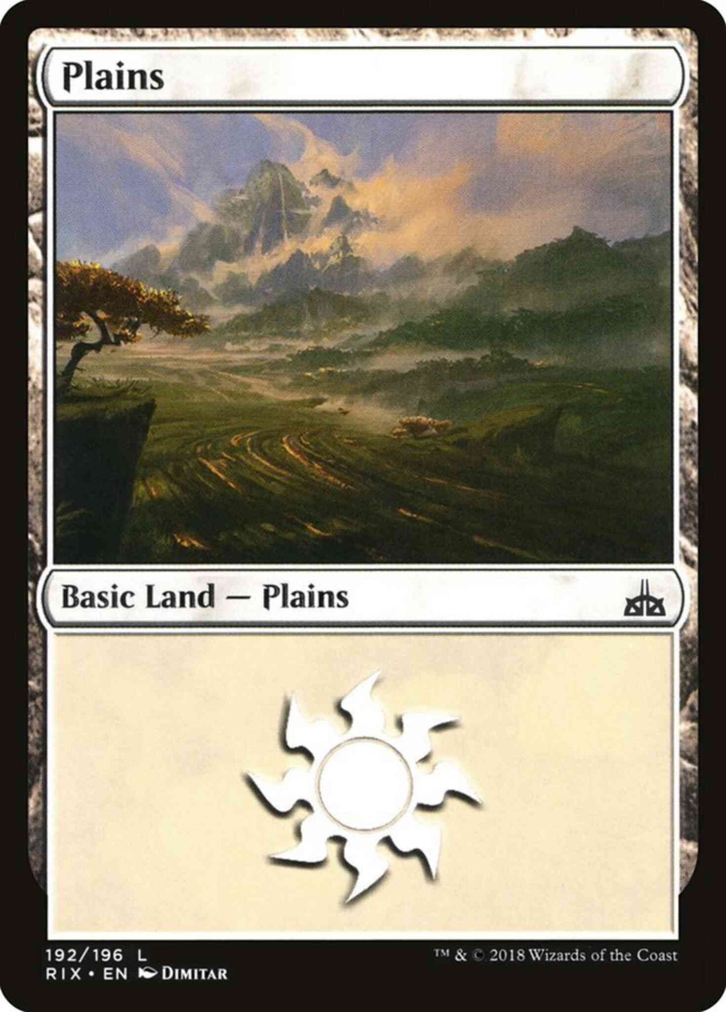 Plains [192] [Rivals of Ixalan] [Non-Foil]