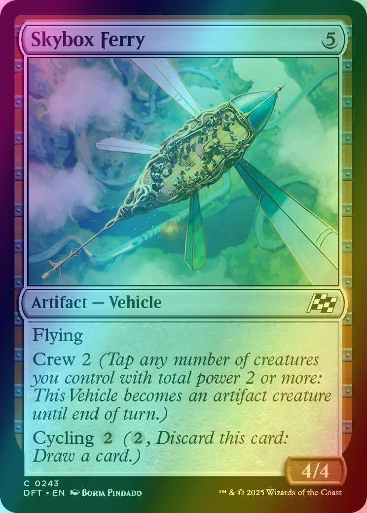 Skybox Ferry [243] [Aetherdrift] [Foil]