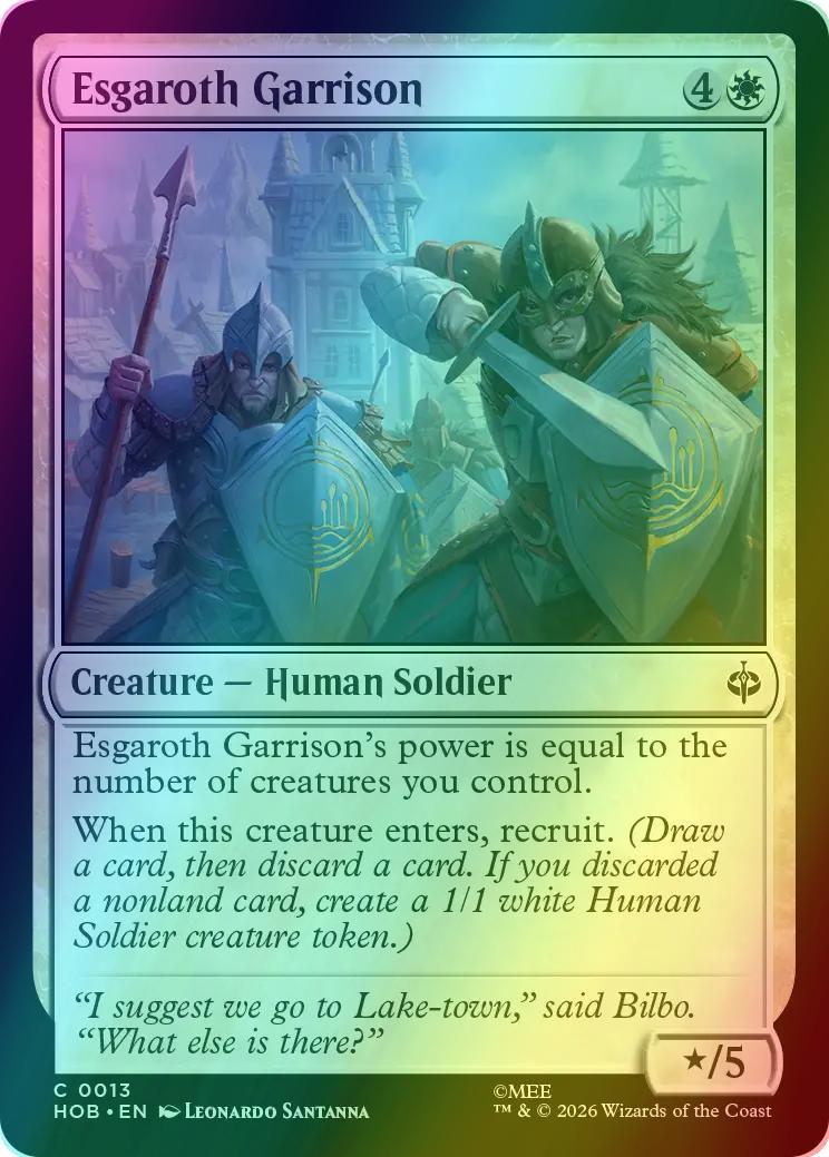 Esgaroth Garrison [13] [The Hobbit] [Foil]