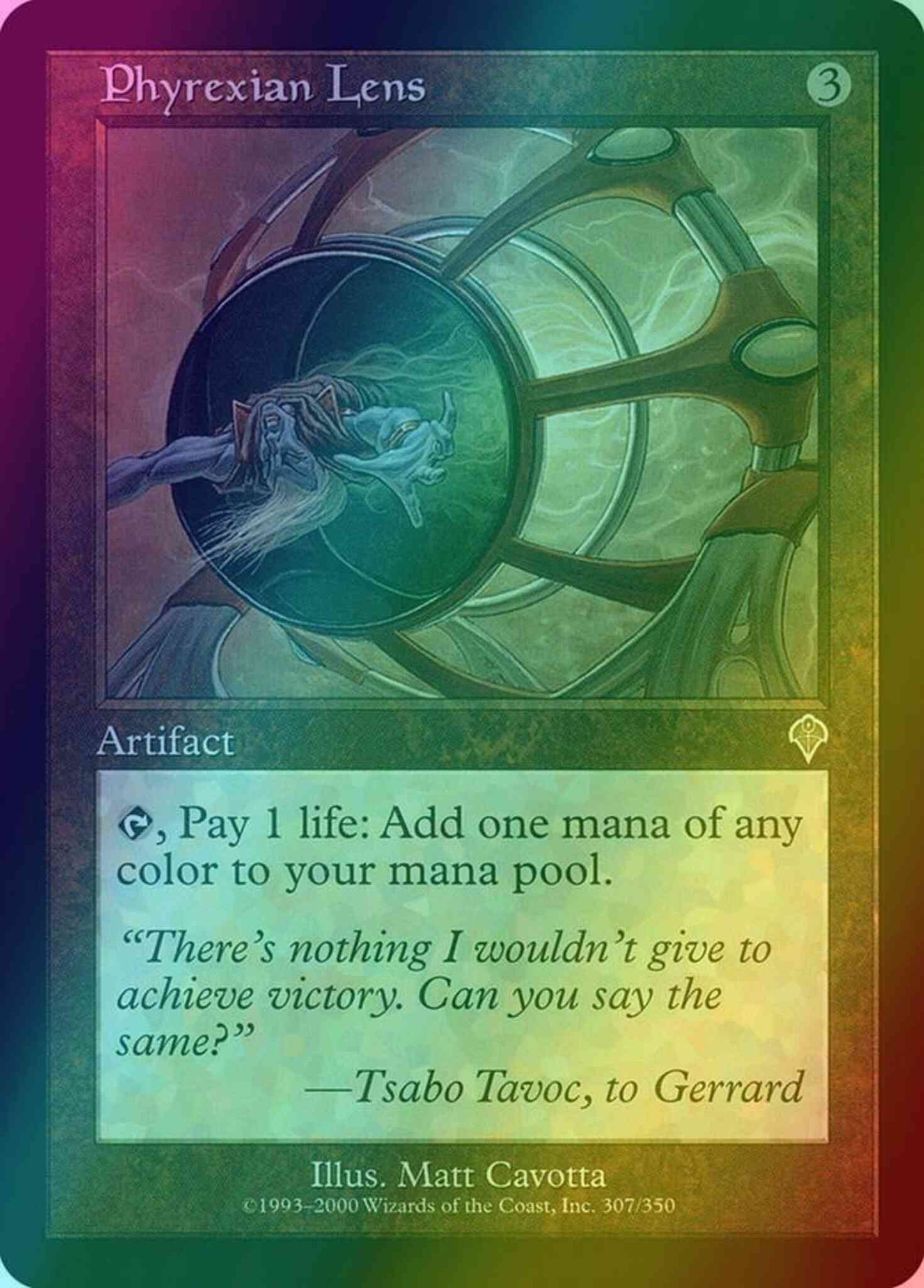 Phyrexian Lens [307] [Invasion] [Foil]