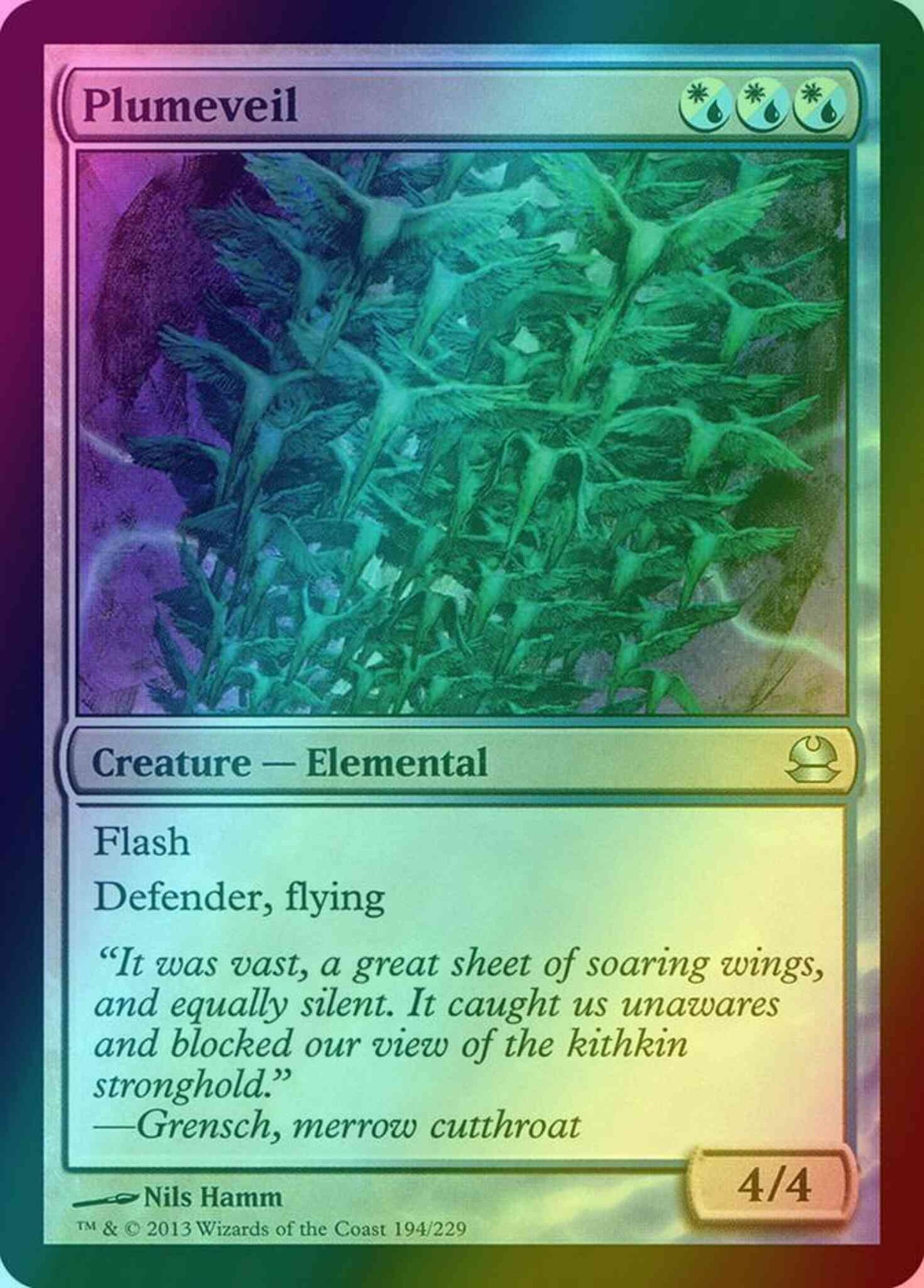 Plumeveil [194] [Modern Masters] [Foil]