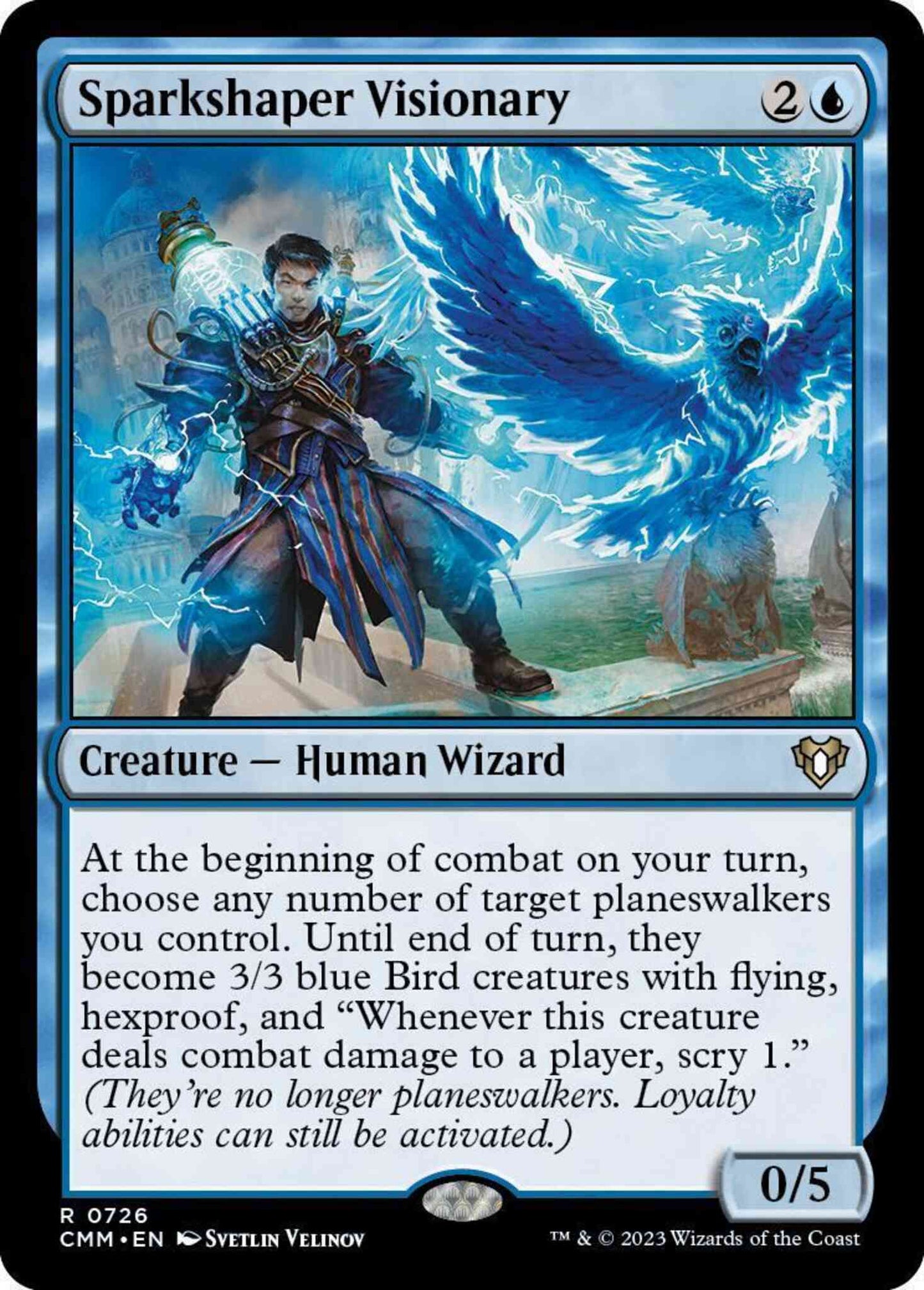 Sparkshaper Visionary [726] [Commander Masters] [Non-Foil]
