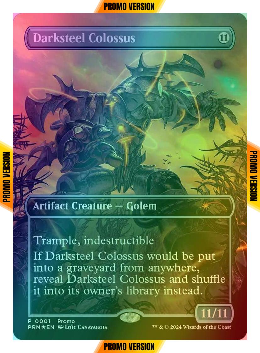 Darksteel Colossus [19] [Borderless] [Wizards Play Network 2024] [Foil]