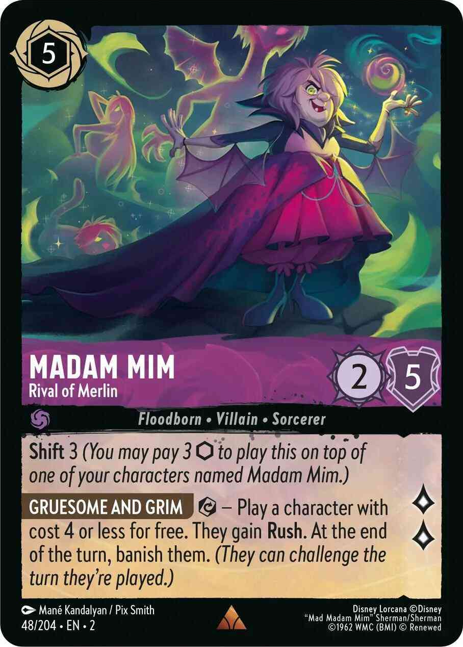 Madam Mim - Rival of Merlin - 48/204 [Rise Of The Floodborn] [Non-Foil]