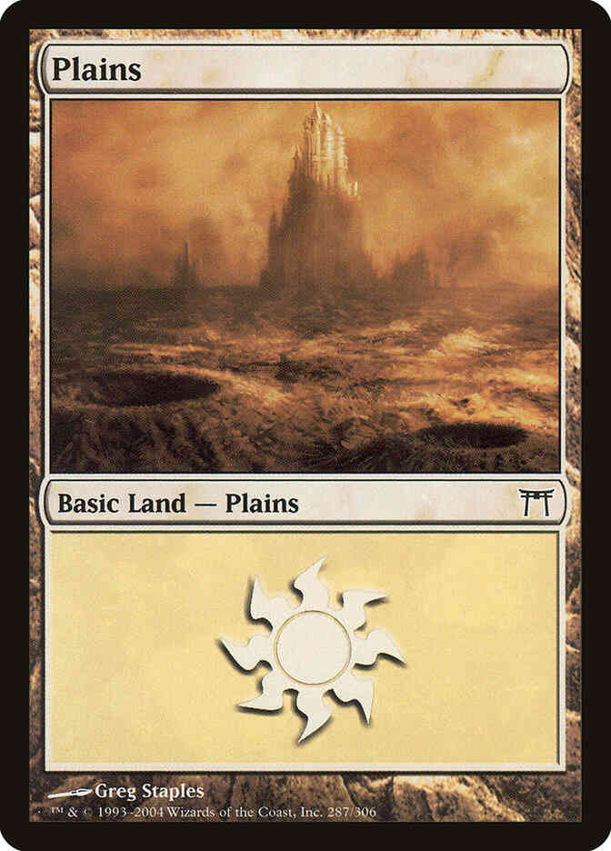 Plains [287] [Champions of Kamigawa] [Non-Foil]
