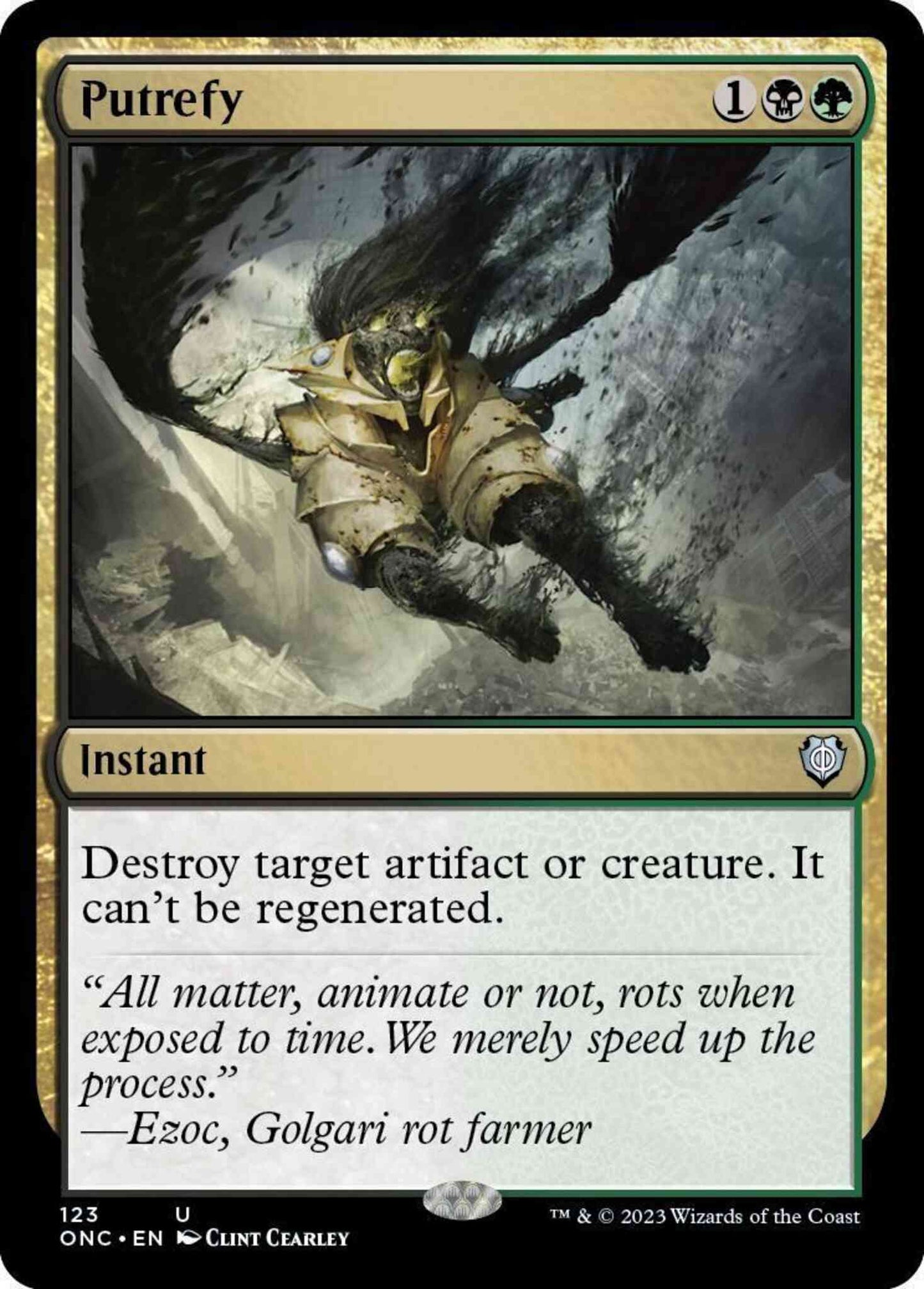 Putrefy [123] [Phyrexia: All Will Be One: Commander] [Non-Foil]