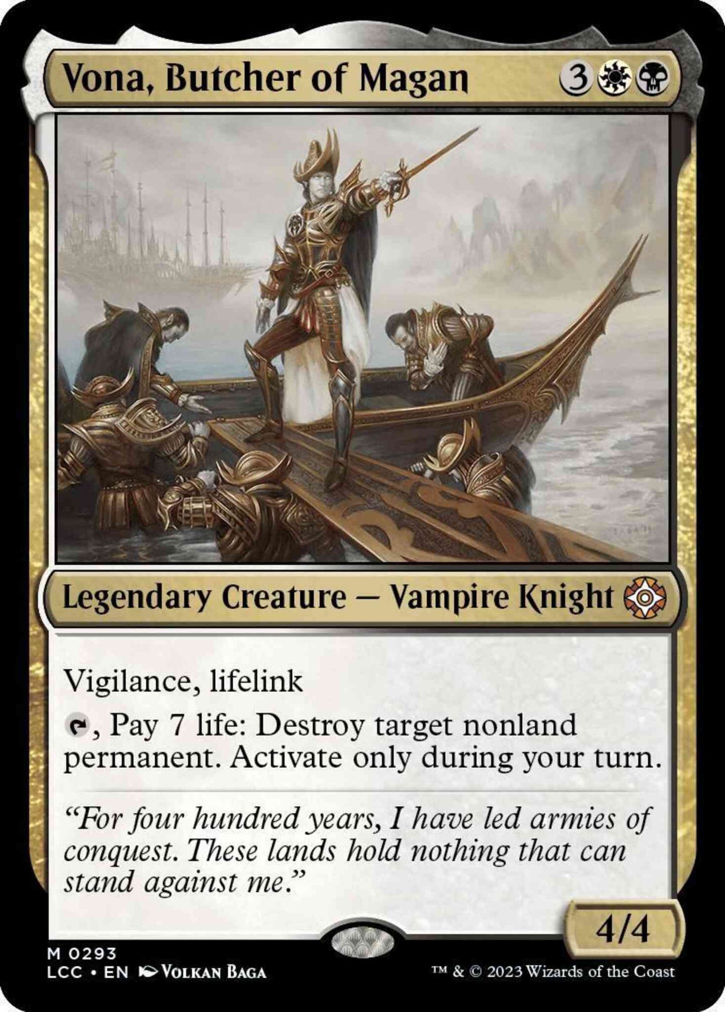 Vona, Butcher of Magan [293] [The Lost Caverns of Ixalan: Commander] [Non-Foil]