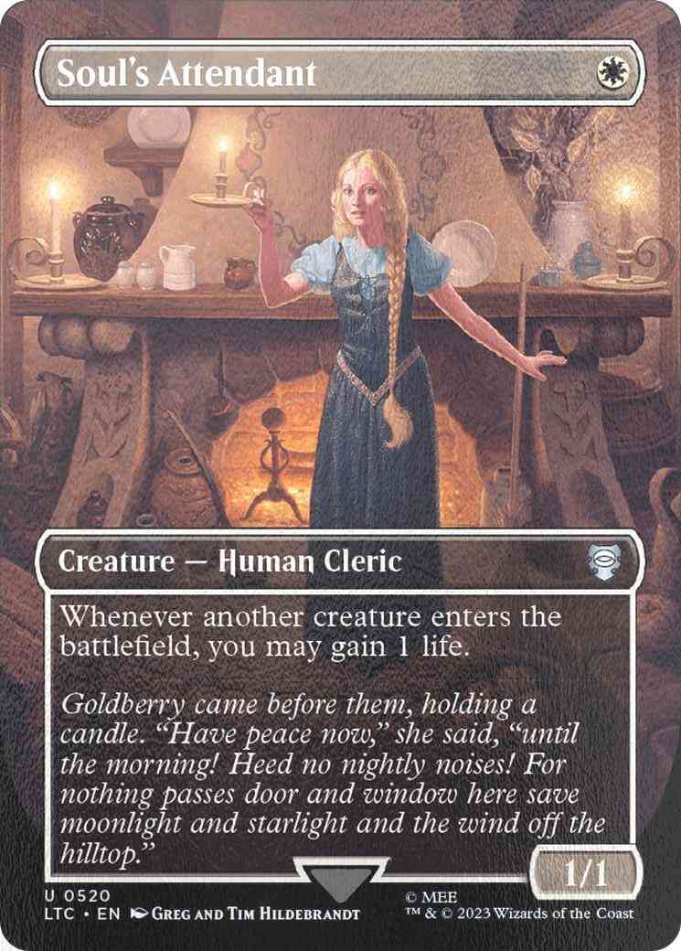 Soul's Attendant [520] [Borderless] [The Lord of the Rings: Tales of Middle-earth: Commander] [Silver Foil]
