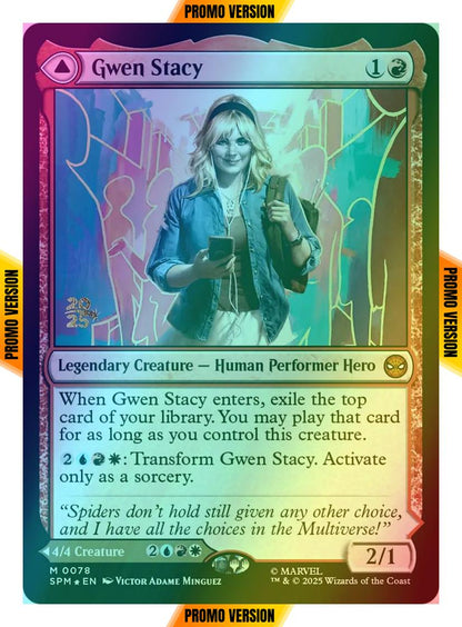 Gwen Stacy // Ghost-Spider [78s] [Marvel's Spider-Man: Promos] [Foil]