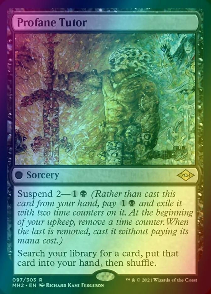 Profane Tutor [97] [Modern Horizons 2] [Foil]