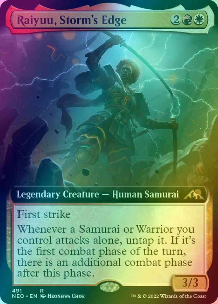 Raiyuu, Storm's Edge [491] [Extended Art] [Kamigawa: Neon Dynasty] [Foil]