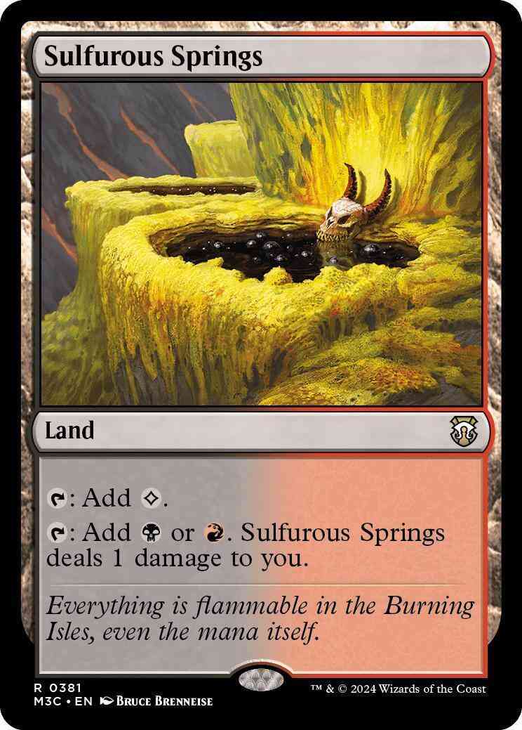Sulfurous Springs [381] [Modern Horizons 3: Commander] [Non-Foil]