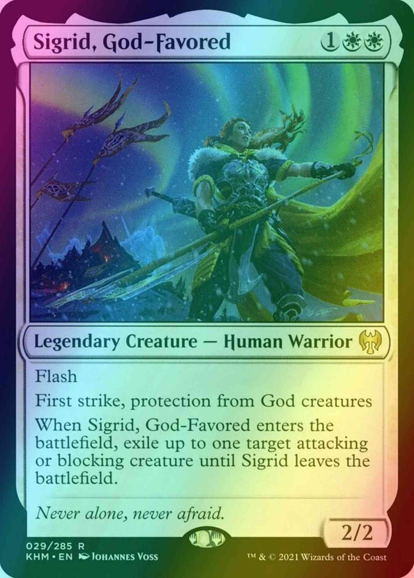 Sigrid, God-Favored [29] [Kaldheim] [Foil]