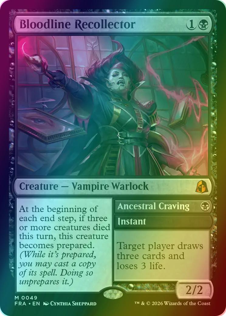 Bloodline Recollector // Ancestral Craving [49] [Reality Fracture] [Foil]