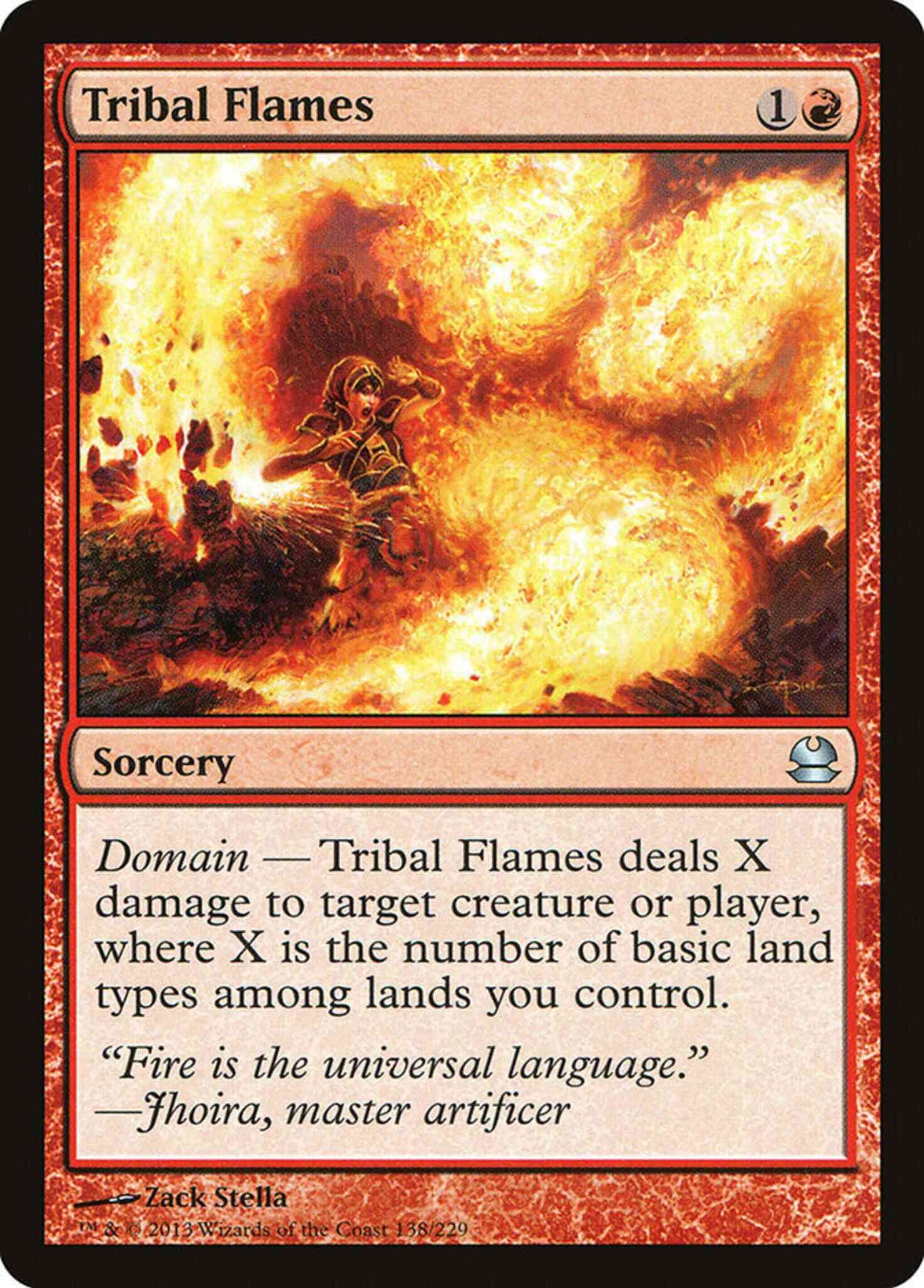 Tribal Flames [138] [Modern Masters] [Non-Foil]