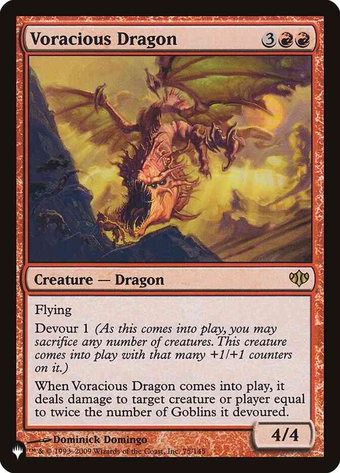 Voracious Dragon [CON-75] [The List] [Non-Foil]