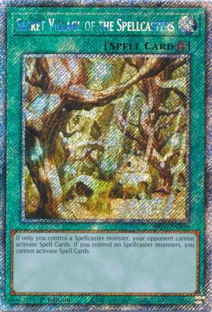 Secret Village of the Spellcasters - RA03-EN209 - Platinum Secret Rare - 1st Edition
