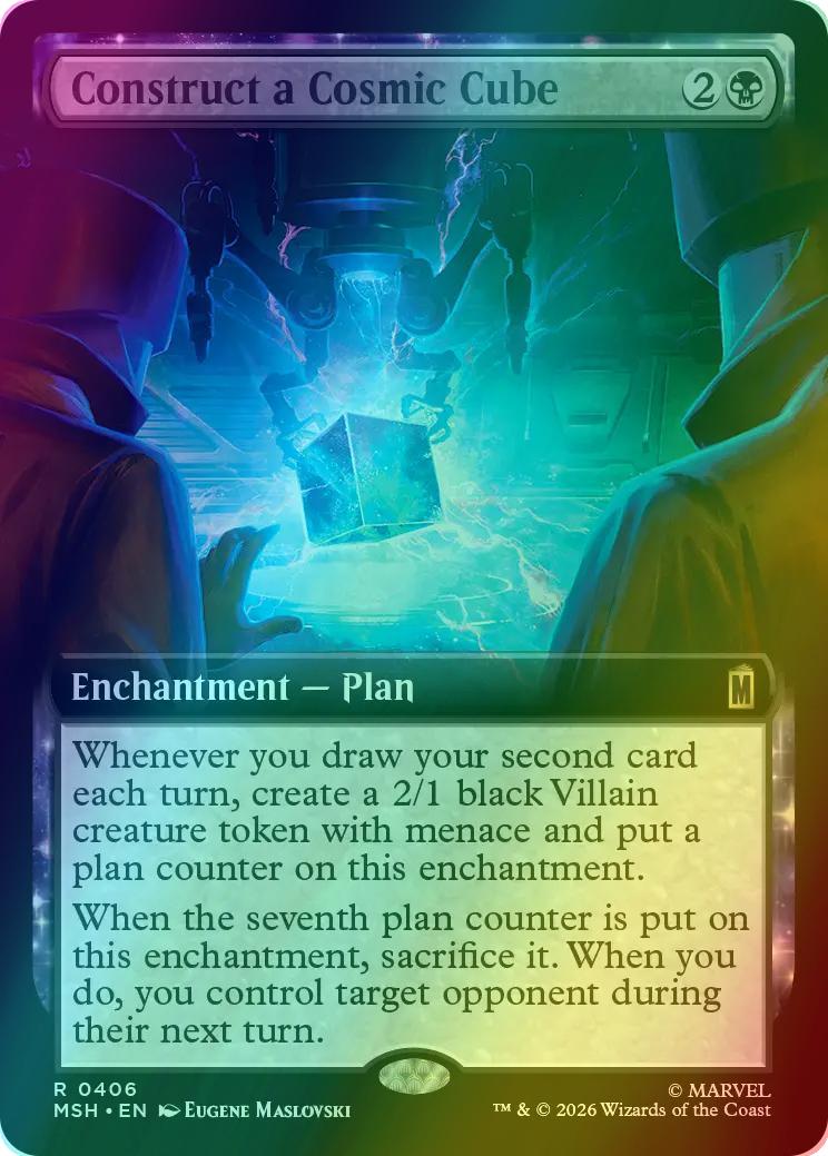 Construct a Cosmic Cube [406] [Extended Art] [Marvel Super Heroes] [Foil]