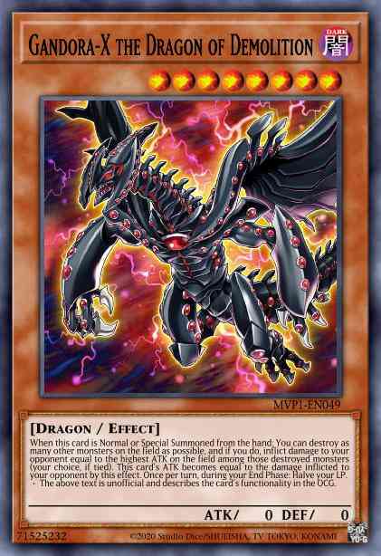 Gandora-X the Dragon of Demolition - MVP1-EN049 - Ultra Rare - Unlimited