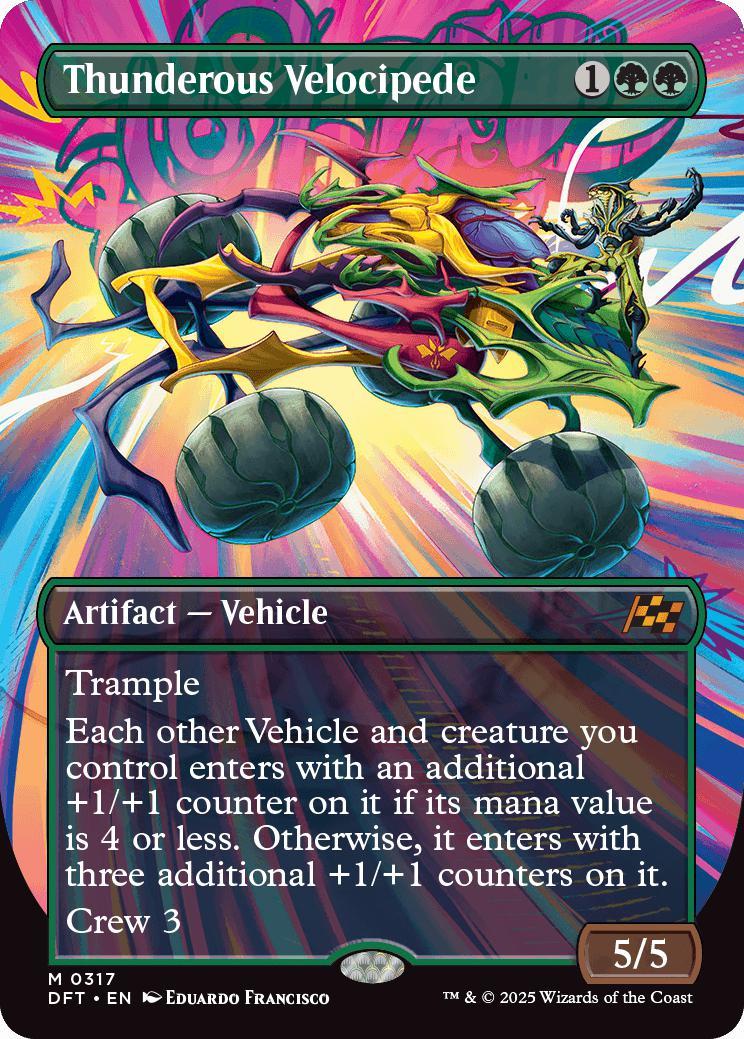Thunderous Velocipede [317] [Borderless] [Revved Up] [Aetherdrift] [Non-Foil]