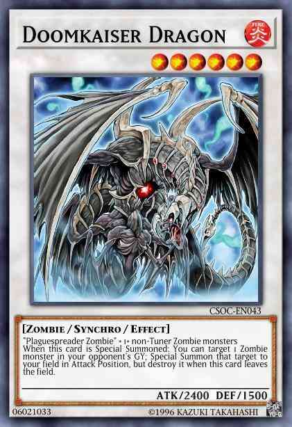 Doomkaiser Dragon (Blue) - DL16-EN011 - Rare - Unlimited