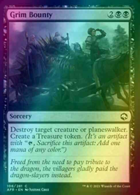 Grim Bounty [106] [Adventures In The Forgotten Realms] [Foil]