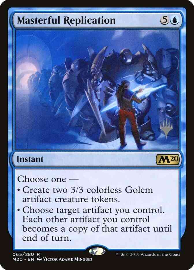 Masterful Replication [65p] [Promo Pack] [Core Set 2020 Promos] [Non-Foil]