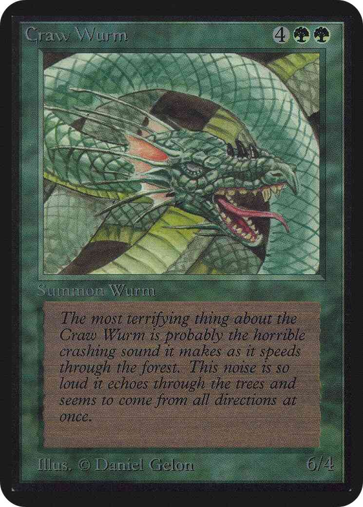 Craw Wurm [190] [Limited Edition Alpha] [Non-Foil]