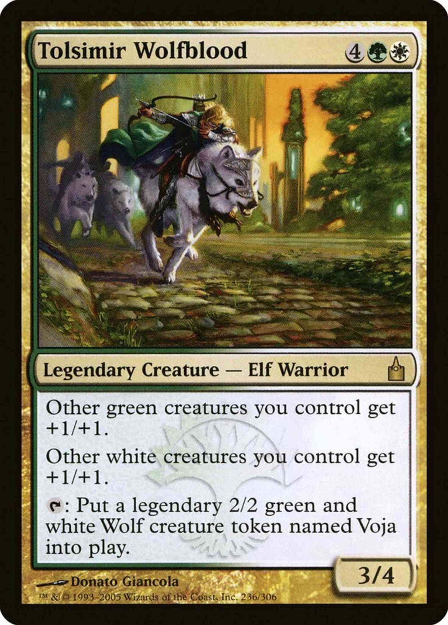 Tolsimir Wolfblood [236] [Ravnica City Of Guilds] [Non-Foil]