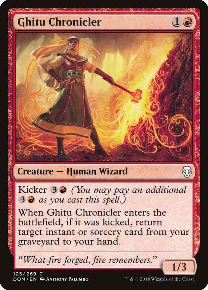Ghitu Chronicler [125] [Dominaria] [Non-Foil]