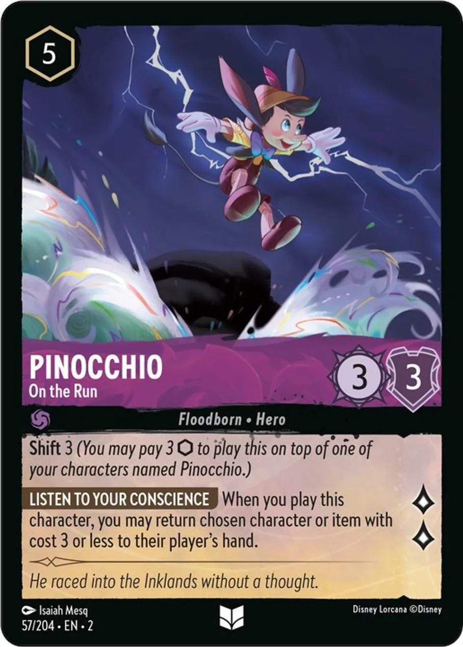 Pinocchio - On the Run - 57/204 [Rise Of The Floodborn] [Non-Foil]