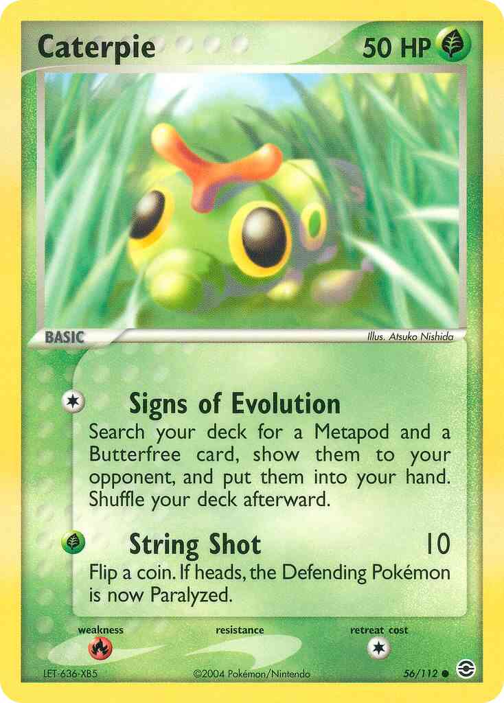 Caterpie - 56/112 - Common [ex6-56] [Reverse Holo]